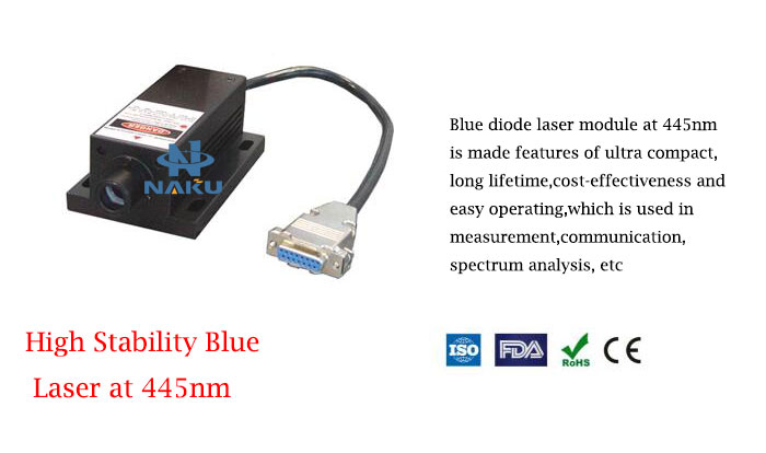 445nm High Stability Blue Laser 1~80mW